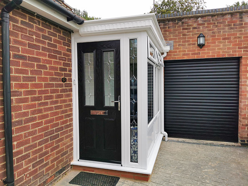 small porch installation by solo